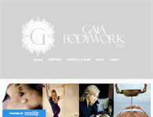 Tablet Screenshot of gaiabodywork.com